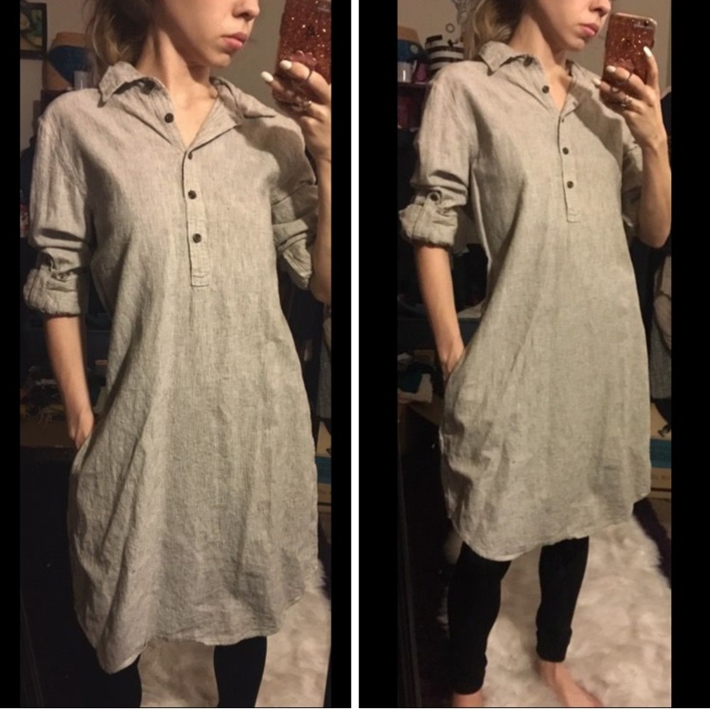 Button up Shirt dress